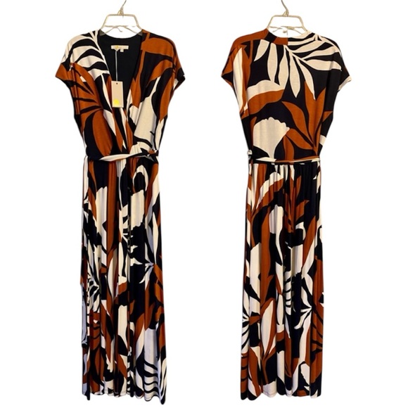 Boden Eleanor Jersey Faux Wrap Midi Dress - Picture 5 of 10